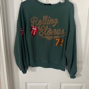 Rolling Stones Green Sweater